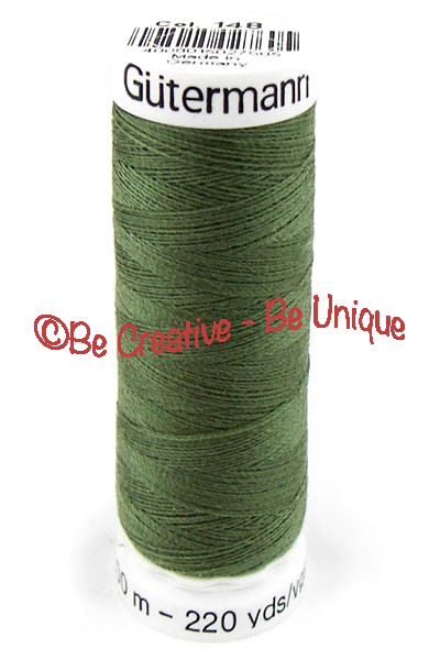 Gütermann Sew All Thread - Olive Green - 148