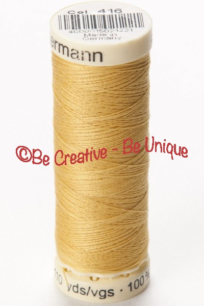 Gütermann Sew All Thread - Real Gold - 416