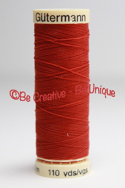 Gütermann Sew All Thread - Rust Red - 837
