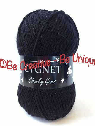 Cygnet Chunky Gems - Jet (180)