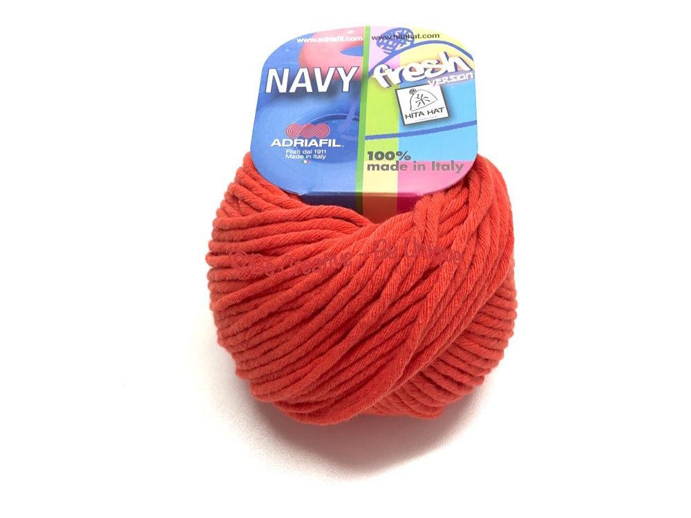 Adriafil - Navy - Coral Red - 53