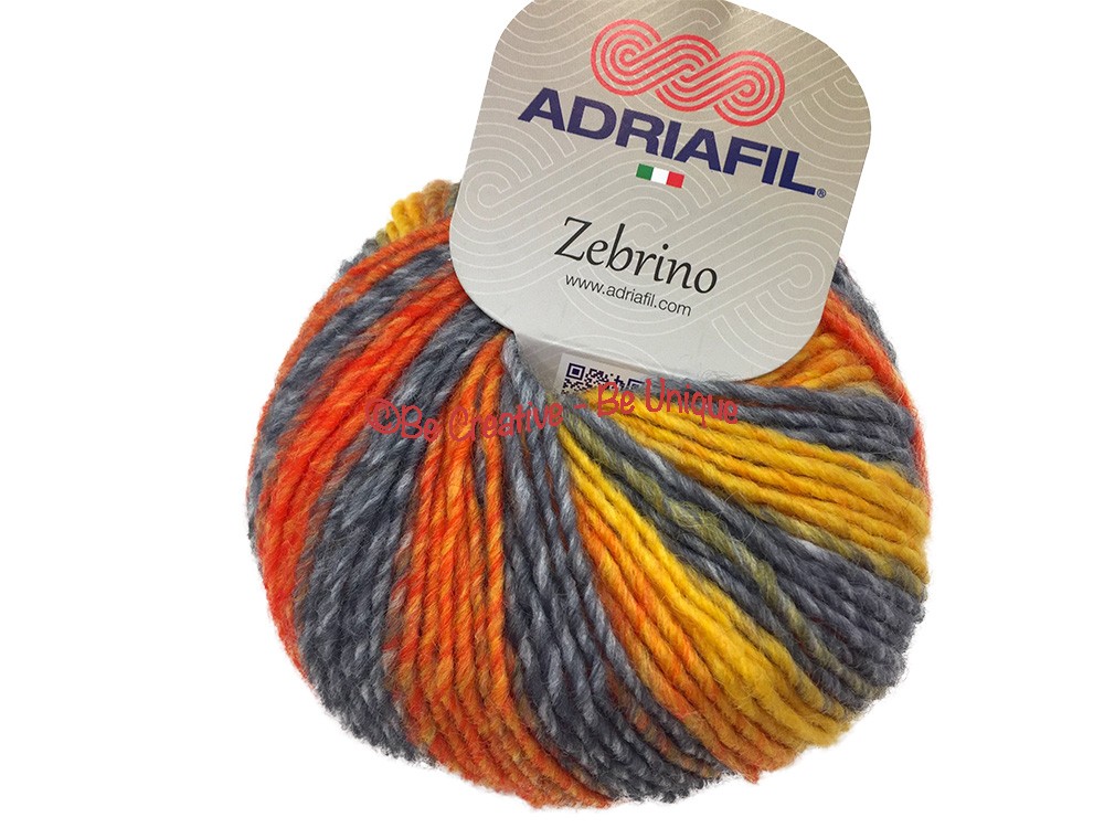 Adriafil - Zebrino - Multi-Orange Fancy - 65