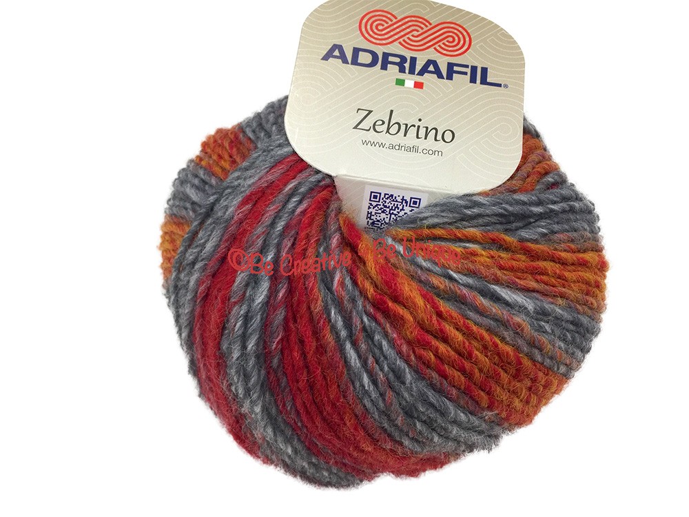 Adriafil - Zebrino - Multi-Red Fancy - 68