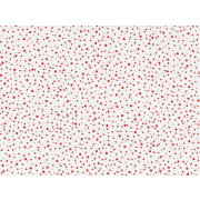 Fat Quarter - Cotton by Stof - Red Dots on White