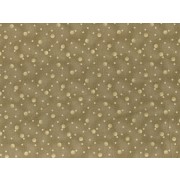 Cotton by Stof - Cream Dots on Taupe