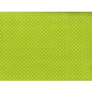 Cotton by Henry Glass - Mustard Green Polka Dots