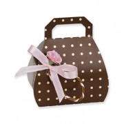 Brown Spotted Handbag Gift Box