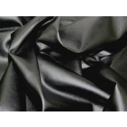 Soft PVC Leathercloth Faux Leather Fabric - Black