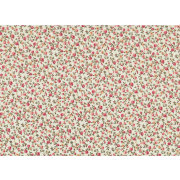 Fat Quarter - Cotton by Stof - Small Roses - Ivory