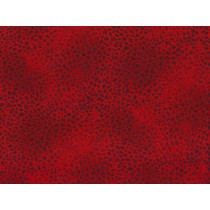 Fat Quarter - Cotton by Stof - Red Misty Clover