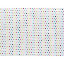 Cotton by Stof - Multi Coloured Spots