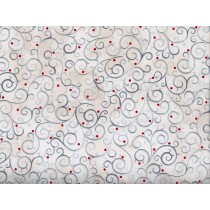 Cotton by Quilting Treasures - Scrolls White