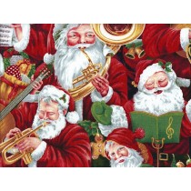 Cotton by Nutex - Musical Christmas - Santa Claus