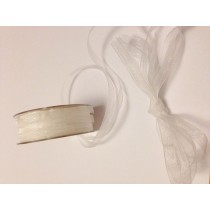 Organza Ribbon - White