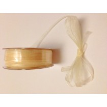 Organza Ribbon - Cream