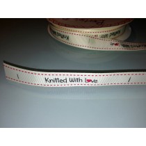 Knitted with Love - Ribbon Label