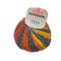 Adriafil - Zebrino - Multi-Orange Fancy - 65