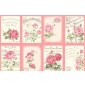 Cotton by Quilt Gate - Pink Postcards Panel