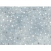 Fat Quarter - Cotton by Hoffman - White and Silver Metallic Dots on Grey