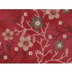 Fat Quarter - Cotton by Stof - Oriental Flowers - Red