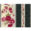 Cotton by Quilt Gate - Roses Border Stripe