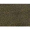 Fat Quarter - Cotton by Stof - Gold Dots on Dark Taupe