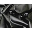 Stretch PU Leathercloth Faux Leather Fabric - Black