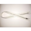 Metal Zip Fastener - White - 20"